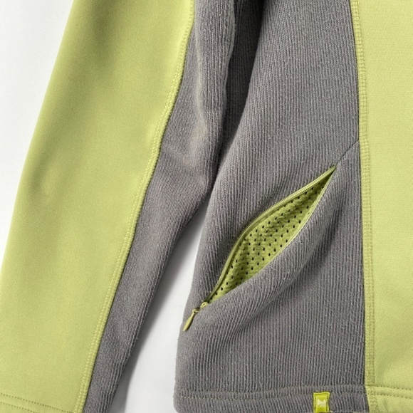 Wind River Women's Jacket Small Green Grey Exercise Full Front Zip Up Pockets - Picture 4 of 12
